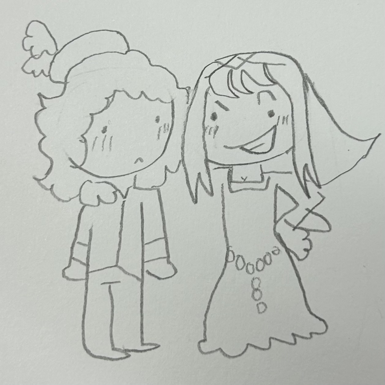 Venita and Horatio sketch